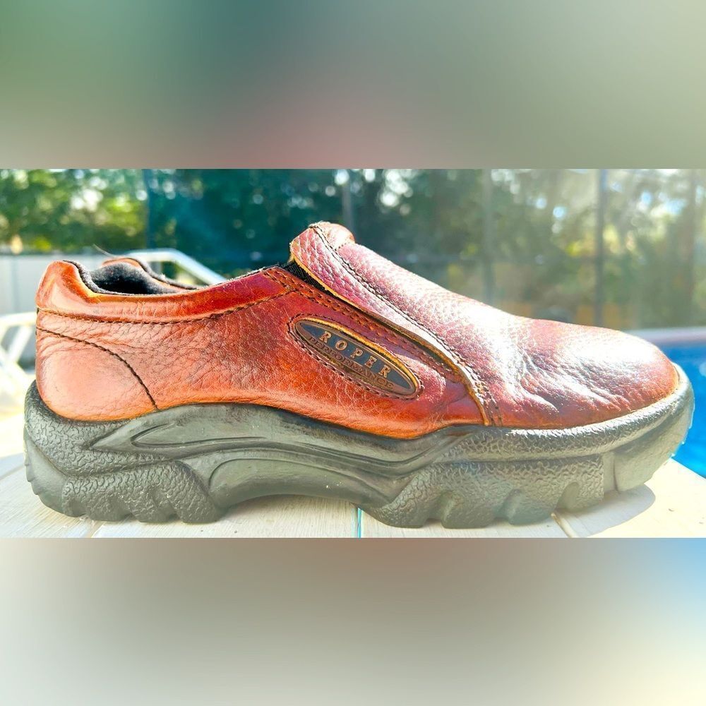 Roper Performance Slip-On Mahogany Browncasual Sh… - image 1